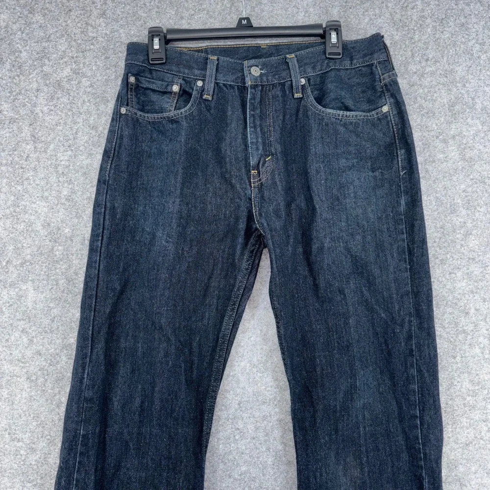 Levis 527 Slim Bootcut Jeans Mens 32x32 Dark Wash Indigo Denim 05527-4010